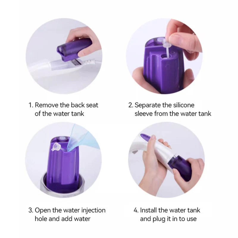 Garment Steamer Iron,High-Power Handheld Garment Steamer Clothes Steamer Portable Steam Iron 30s Fast Heat-up Ironing Wrinkle Remover