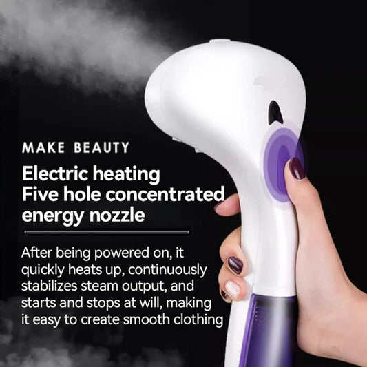 Garment Steamer Iron,High-Power Handheld Garment Steamer Clothes Steamer Portable Steam Iron 30s Fast Heat-up Ironing Wrinkle Remover